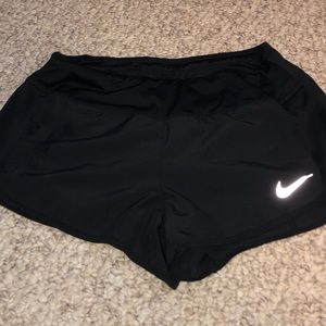 black nike shorts